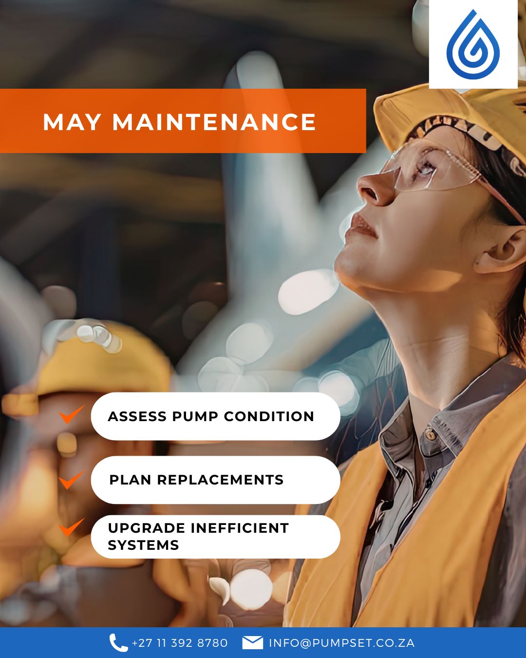 May is not a downtime month; it’s a planning month.
We help clients plan before failures happen, because emergency pumps are always more expensive.
Contact us on +27 11 392 8780 or email info@pumpset.co.za