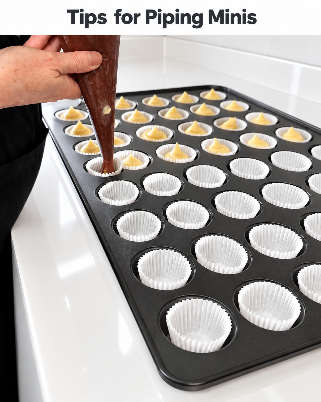 Mini cupcakes in the making! 🧁
Swipe through the prep: vanilla batter first, chocolate next, then a full tray ready for the oven.
My handy trick? A piping bag makes filling those tiny liners so much easier!
Team vanilla or team chocolate? 🤎💛
#TheSweetSpotCakes #MiniCupcakes #BakingTips #BehindTheScenes #TorontoBaker