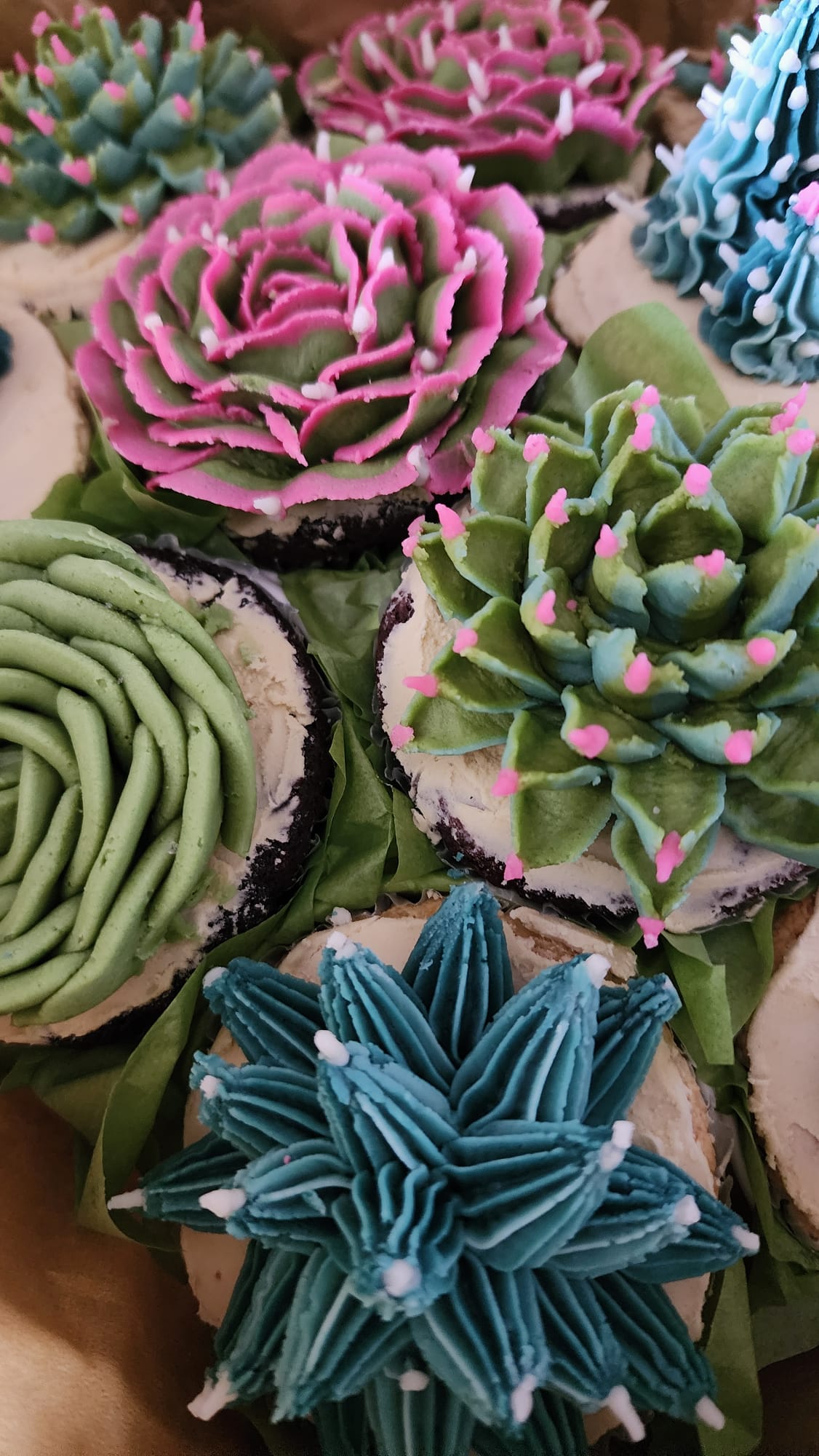A little prickly. A lot of personality. 🌵💚
Our buttercream cactus cupcakes are bringing serious desert vibes! 🧁✨
Make your next celebration stand out! DM us to order your own cactus cupcakes. 🌵
#TheSweetSpotCakes #CactusCupcakes #ButtercreamArt #CupcakeDesign #TorontoBaker