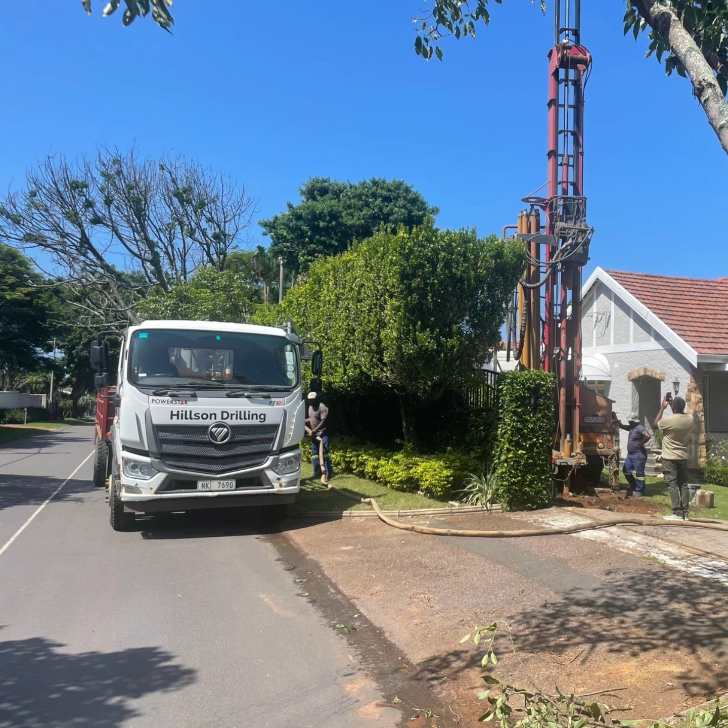 Happy customers in Durban North after securing their own water supply πππ¦