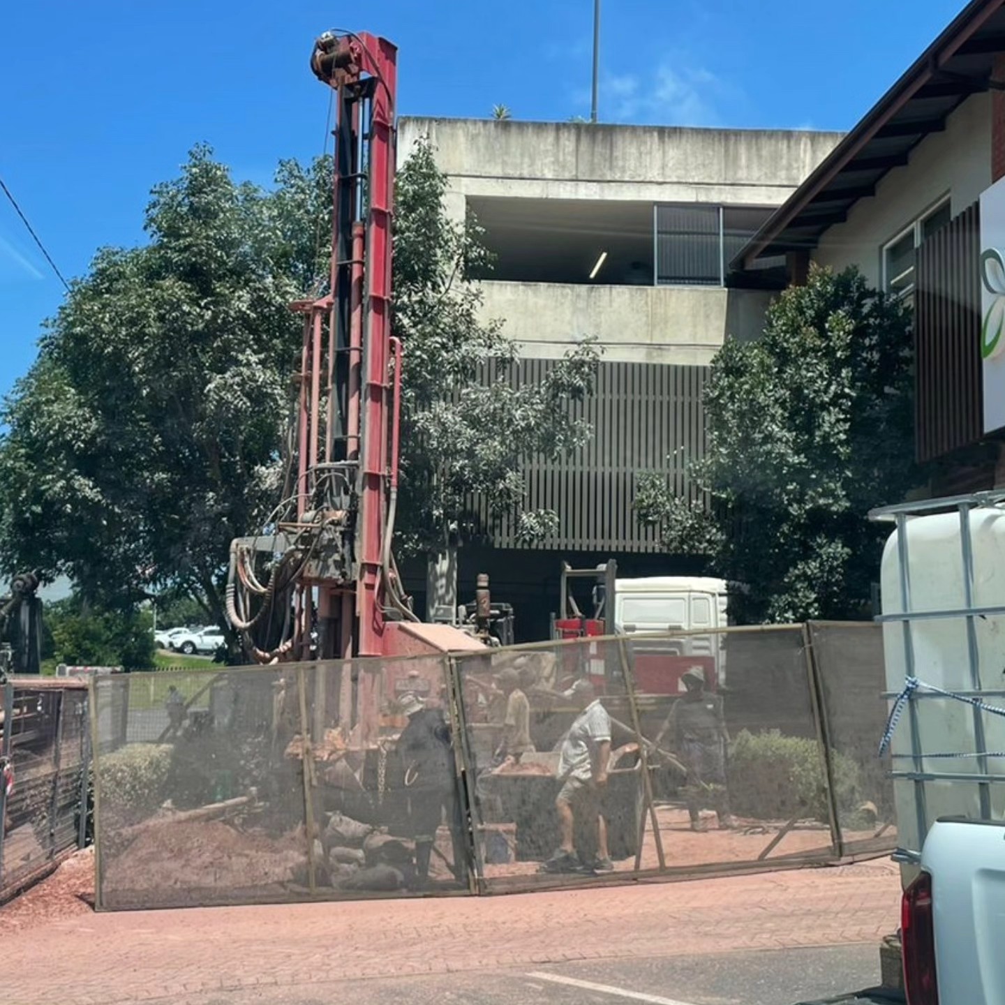 One of our teams is busy in Hillcrest. The rise in water supply issues in the area is a huge concern for residents and business owners.
