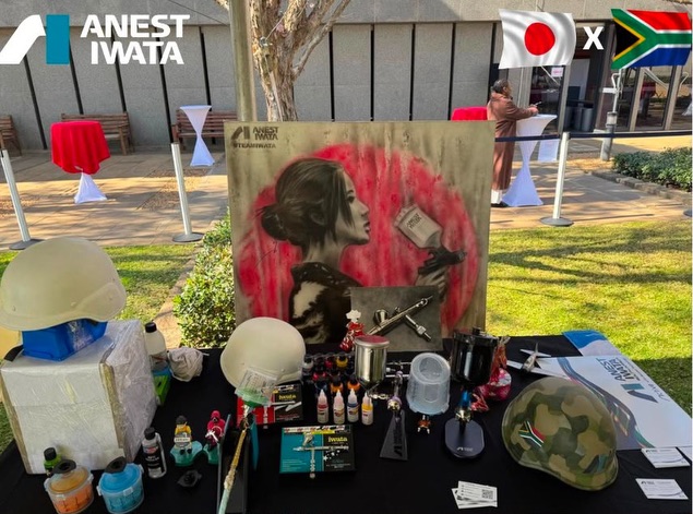 Anest Iwata South Africa was honoured to be part of today’s event hosted by the Embassy of Japan, exhibiting alongside fellow Japanese companies in recognition of the Japan Self-Defence Forces and in celebration of the enduring friendship between Japan and South Africa.We extend our sincere gratitude to the Embassy of Japan for the opportunity to exhibit and connect with so many distinguished guests. It was a privilege to welcome His Excellency Ambassador Fumio Shimizu, Ambassador of Japan to South Africa, along with everyone who visited our stand to experience our interactive spray-painting demonstration and learn more about our demining robot solutions and innovative technologies.Thank you for making the day such a memorable occasion. We look forward to continuing to strengthen relationships through innovation, collaboration, and shared values.
.
.
#AnestIwataSA #EmbassyOfJapan #JapanSouthAfrica #JapanSelfDefenseForces #MadeInJapan.