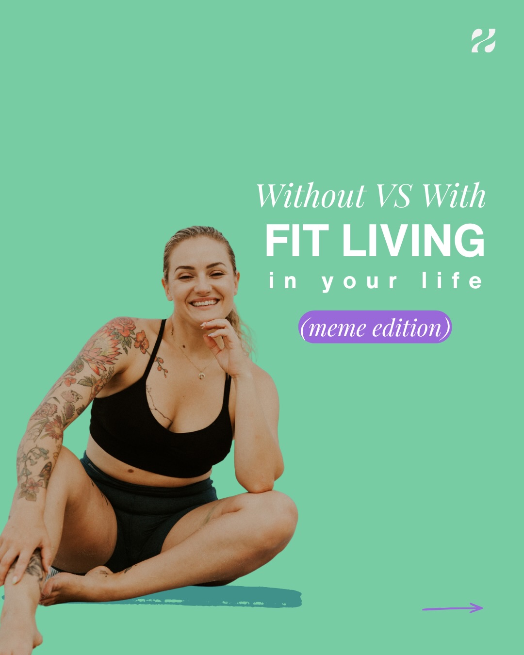 Just a peak into life without vs with the Fit Living app... through memes. 🌝
If you’re finding yourself getting stuck