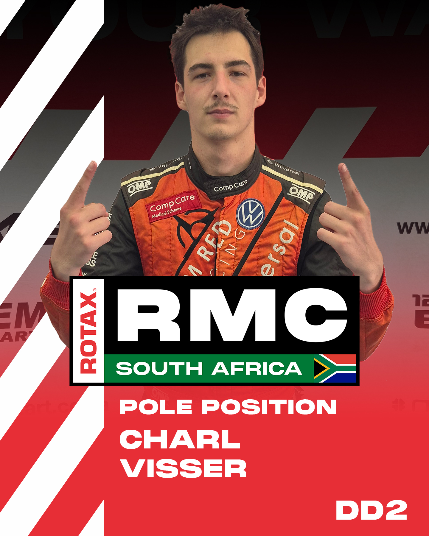 🏁🔥Congratulations to the Fastest Qualifiers in each class from today's RMC South African Kart Championships Round 4 action. 🏆
⚡ Make sure to tune in to the action live from Zwartkops tomorrow as the final National showdown of 2026 continues.🚀🏎️
WE ARE ROTAX