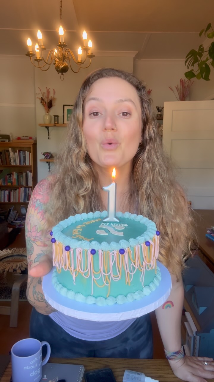 FIT LIVING IS ONE! 🥹🎂💜
Well, the app is anyway! Fit Living actually turns NINE this December, which feels slightly m